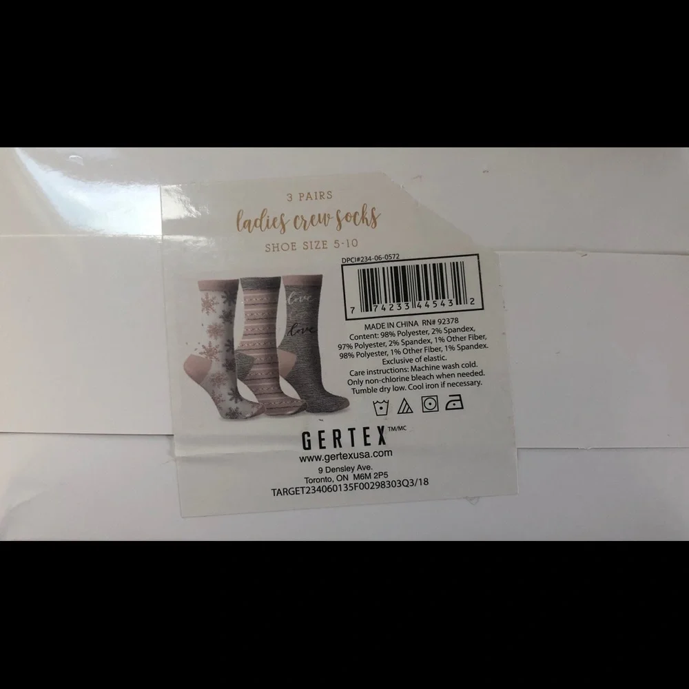 Brand New Ladies 3 Pairs Of Super Cute Socks